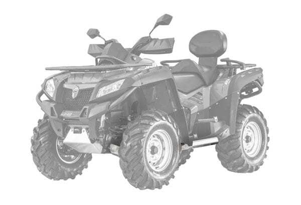 CFMOTO защита днища алюминий X8 BL